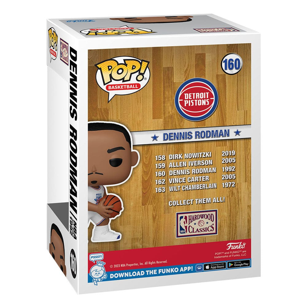 Figurina Funko NBA POP! Sports, Dennis Rodman (1992), 9 cm - 2 | YEO