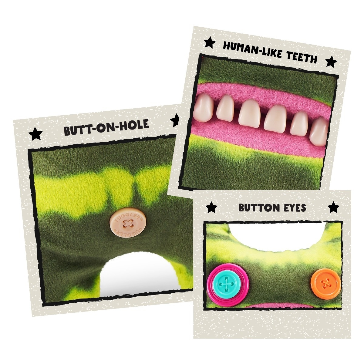 Fuggler - Jucarie de plus, 23 cm - Ciudateii din laborator, INDECISIVE MONSTER - 3 | YEO