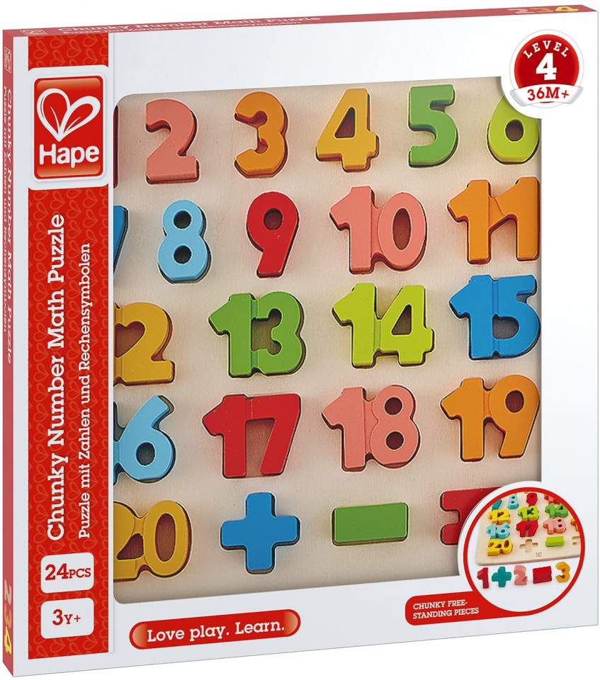 Hape Puzzle Matematica Chunky