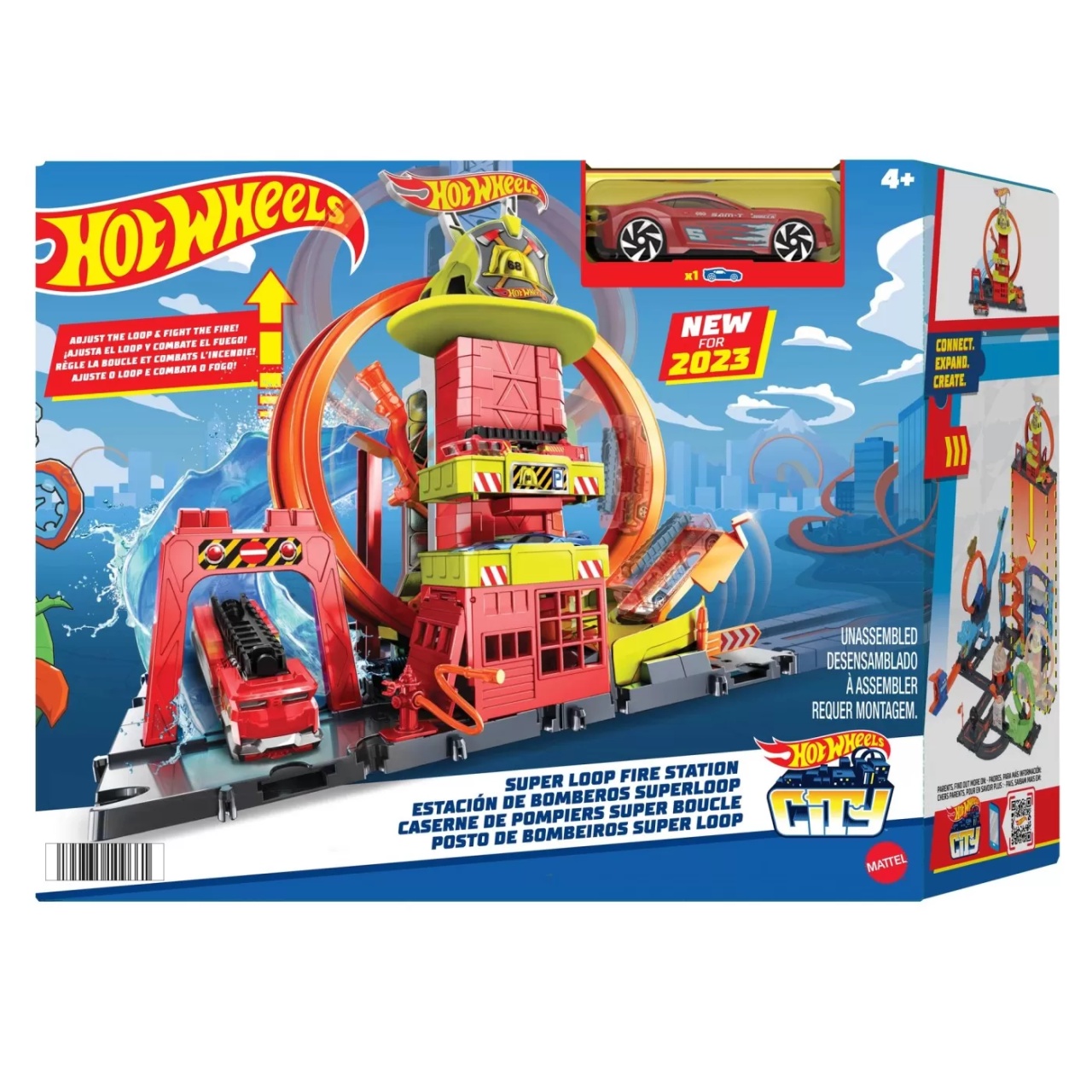 Hot Wheels Statia De Pompieri Super Loop