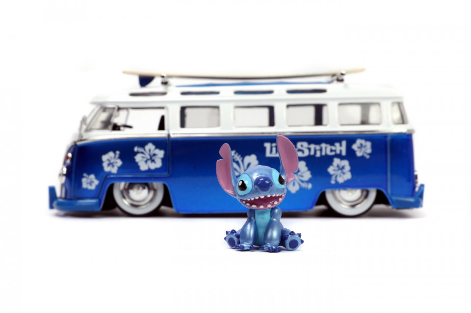 Jada Autobuz Metalic Si Figurina Stitch Scara 1:24 - 2 | YEO