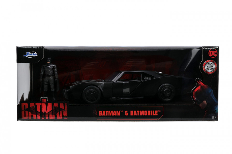 Jada Batman Masinuta Din Metal Batmobile Scara 1:24