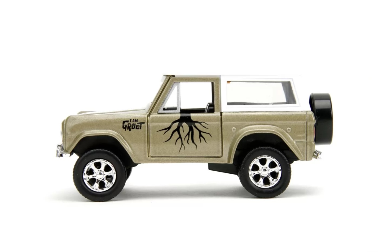 Jada Marvel Set Masinuta Metalica Ford Bronco Si Figurina Groot - 3 | YEO