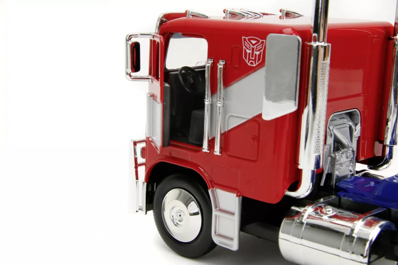 Jada Transformers T7 Optimus Prime 1 Camion Metalic Scara 1:24 - 3 | YEO