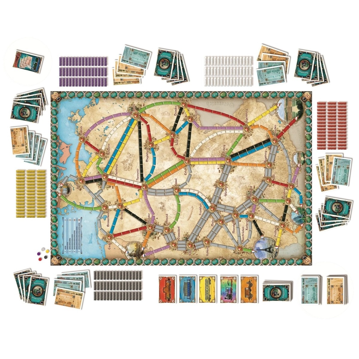Joc de societate Ticket to Ride Germany, limba engleza - 2 | YEO