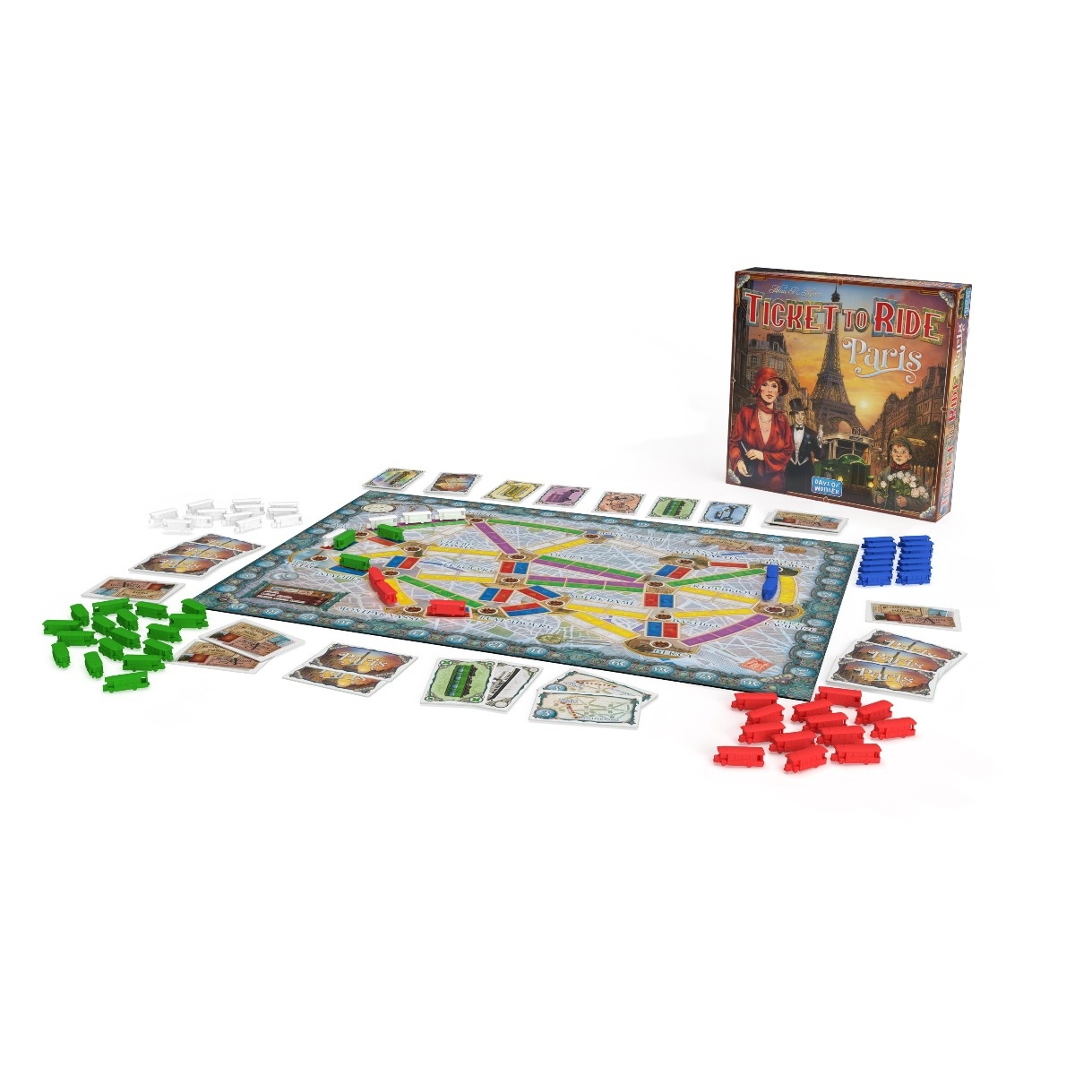 Joc de societate Ticket to Ride Paris, limba engleza - 1 | YEO