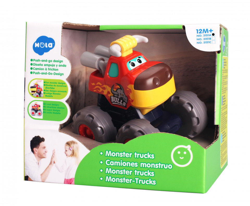 Masinuta Bebe Monster Truck Taurasul Cel Furios - 1 | YEO