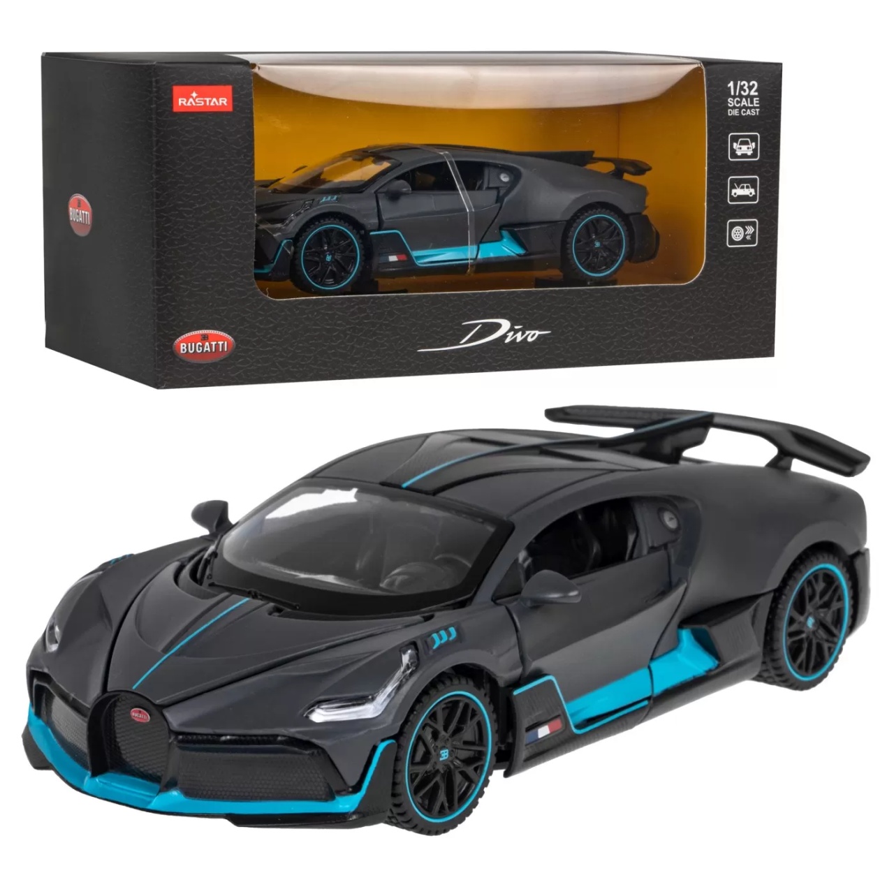 Masinuta Metalica Bugatti Divo Scara 1 La 32