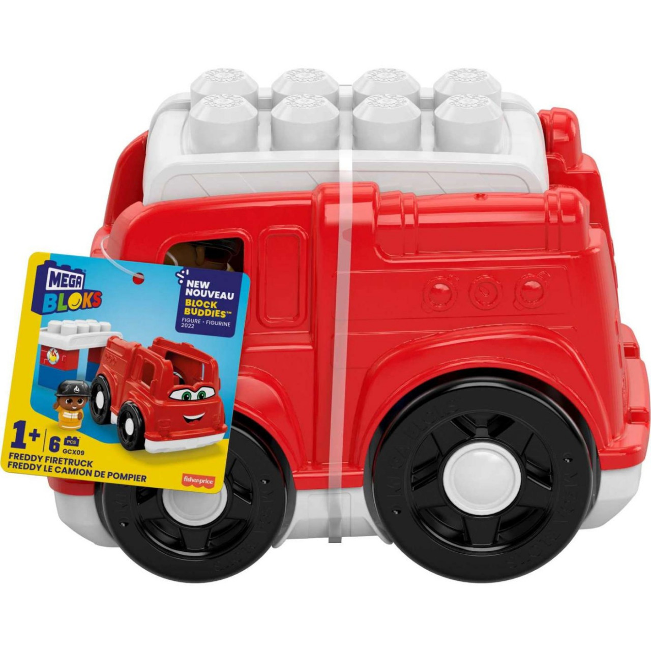 Mega Bloks First Builders Vehicul Freddy Firetruck - 3 | YEO