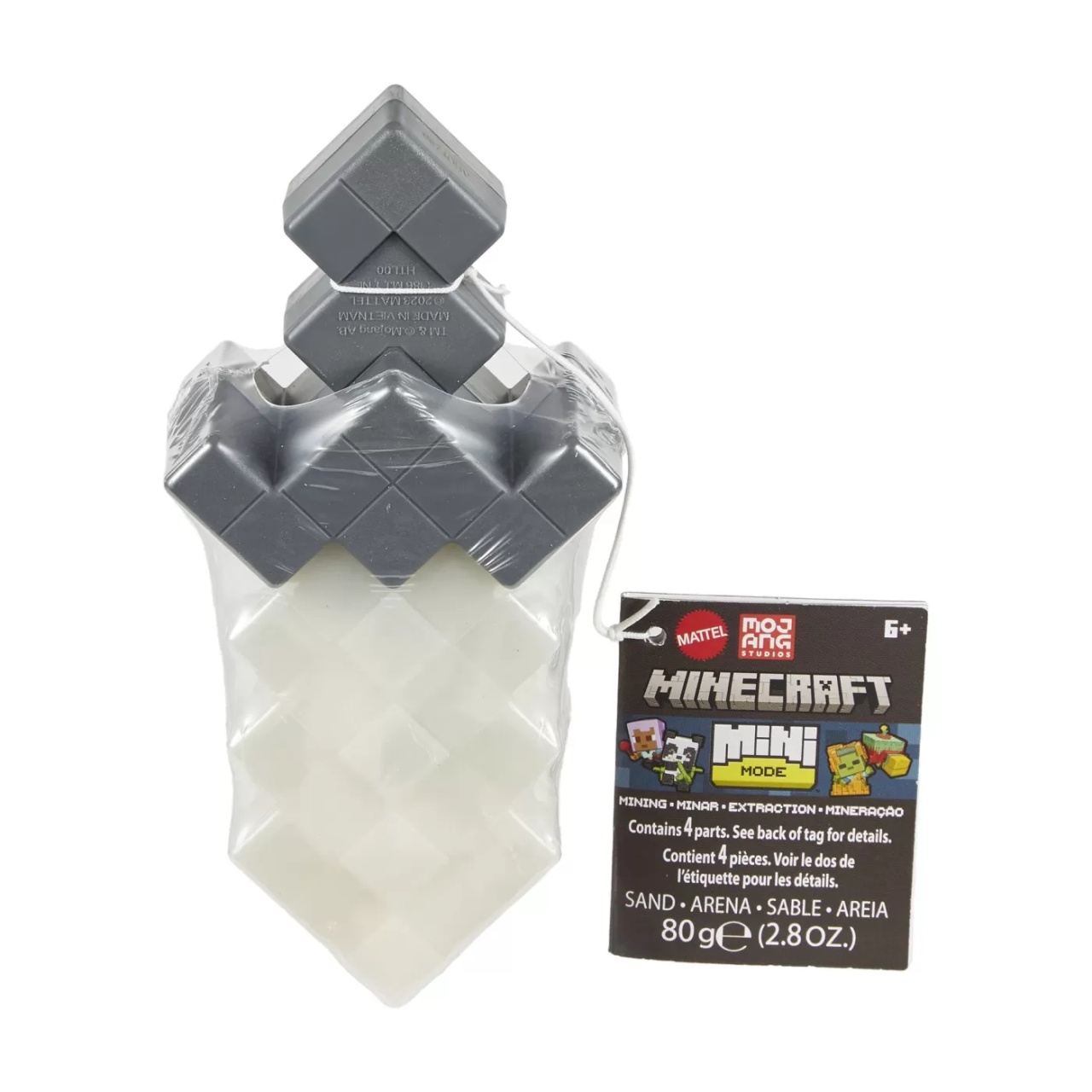 Minecraft Mini Mode Set Explorare Miniera Gri Si Alb