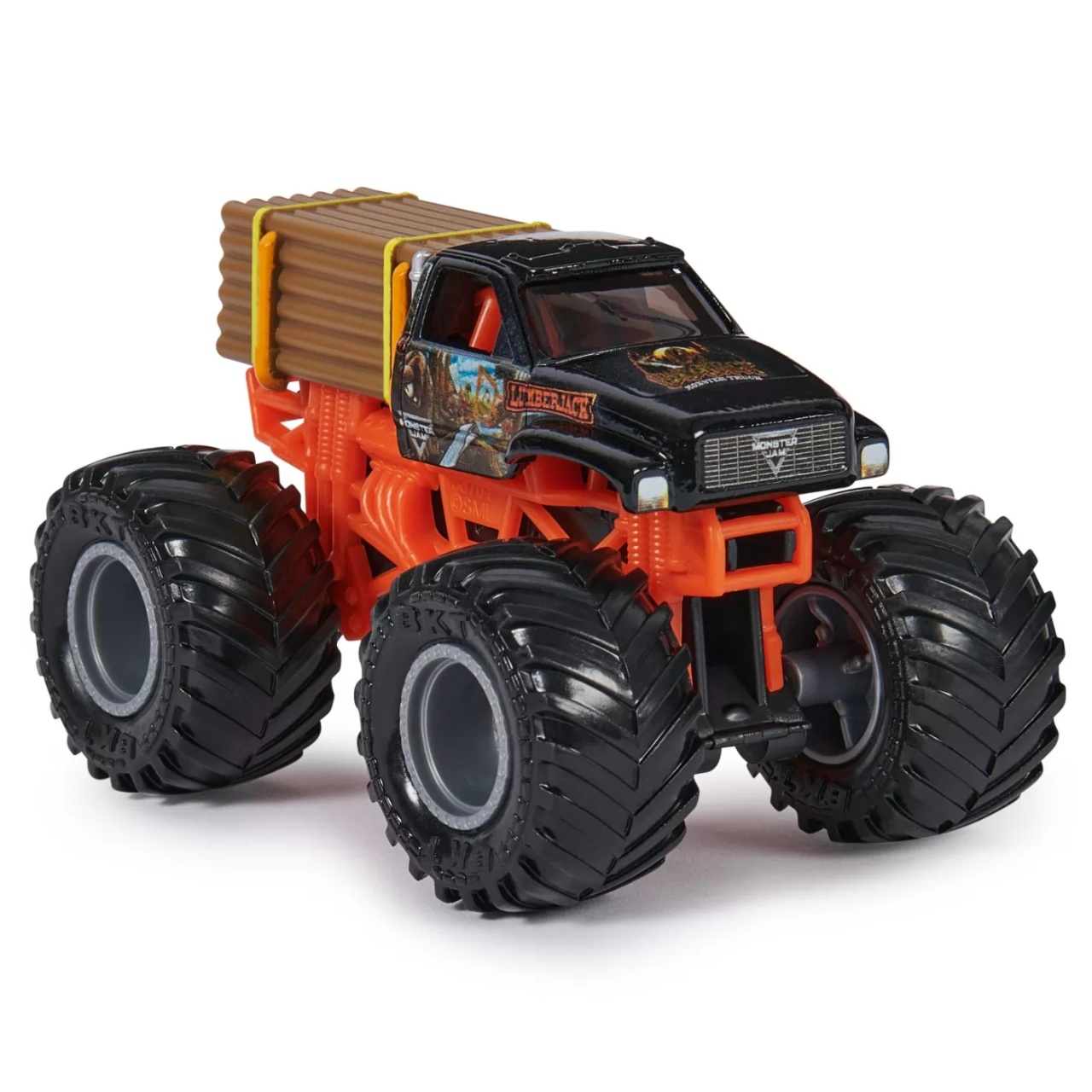 Monster Jam Set 2 Masinute Metalice Lumberjack Si Axe Scara 1:64 - 3 | YEO