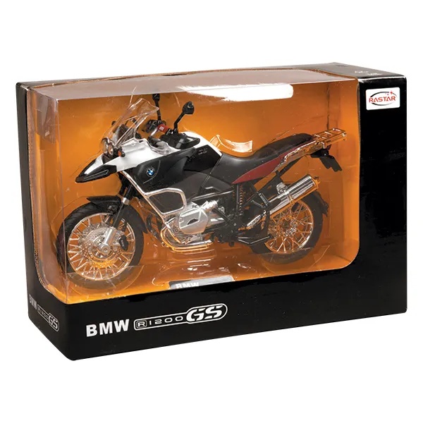 Motocicleta Metalica Bmw Rs1200 Gs Rosu Scara 1 La 9