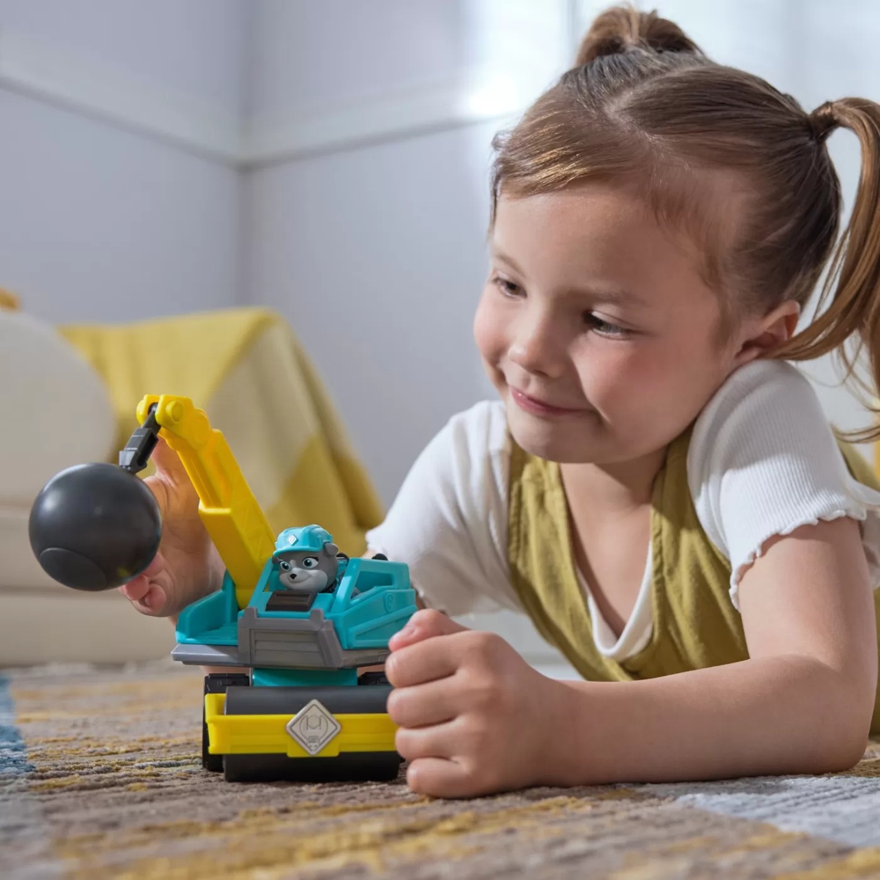 Patrula Catelusilor Rubble And Crew Motor Si Tractorul Cu Bila De Demolare - 3 | YEO