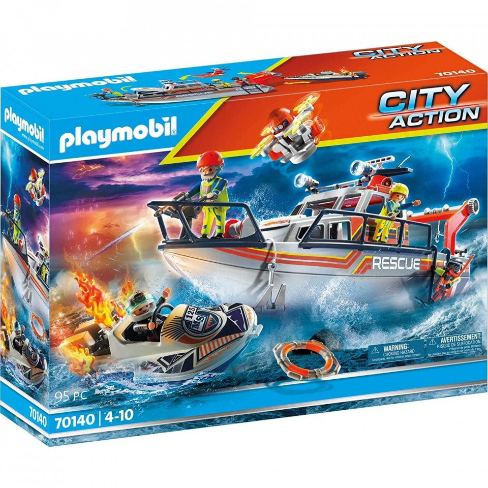 Playmobil - Ambarcatiune De Salvare Cu Personal - 2 | YEO