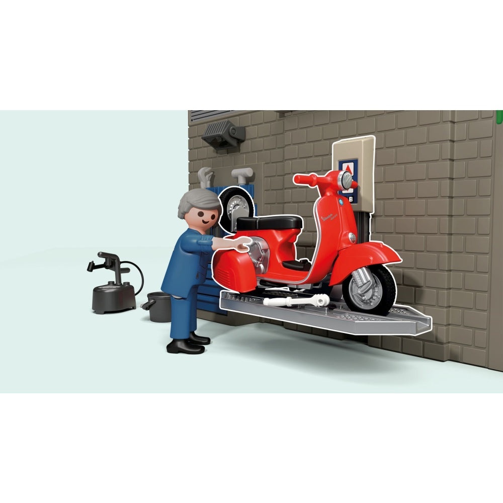 Playmobil - Atelier cu vespa rosie - 3 | YEO