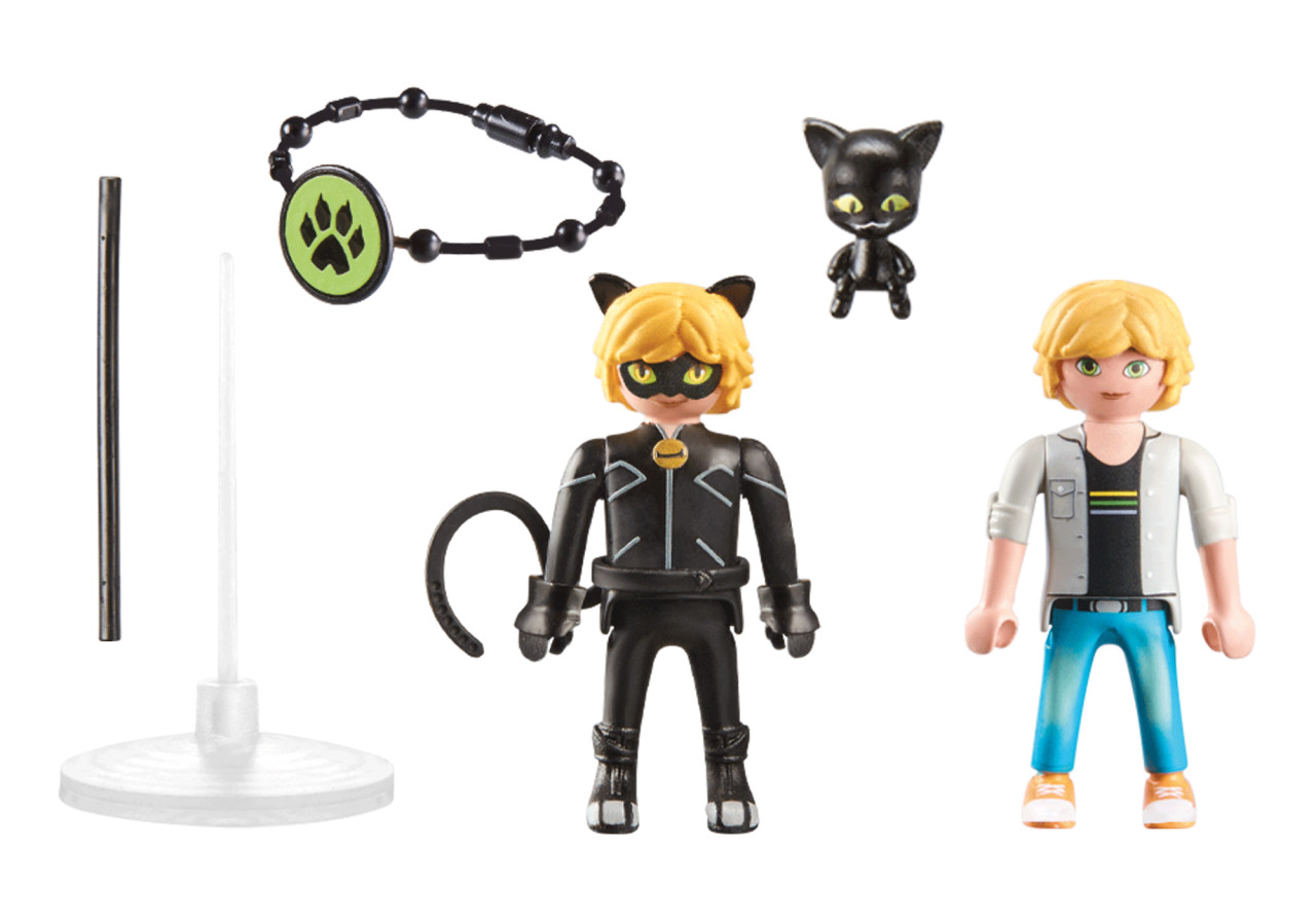 Playmobil-MIRACULOUS ADRIEN SI CAT NOIR - 1 | YEO