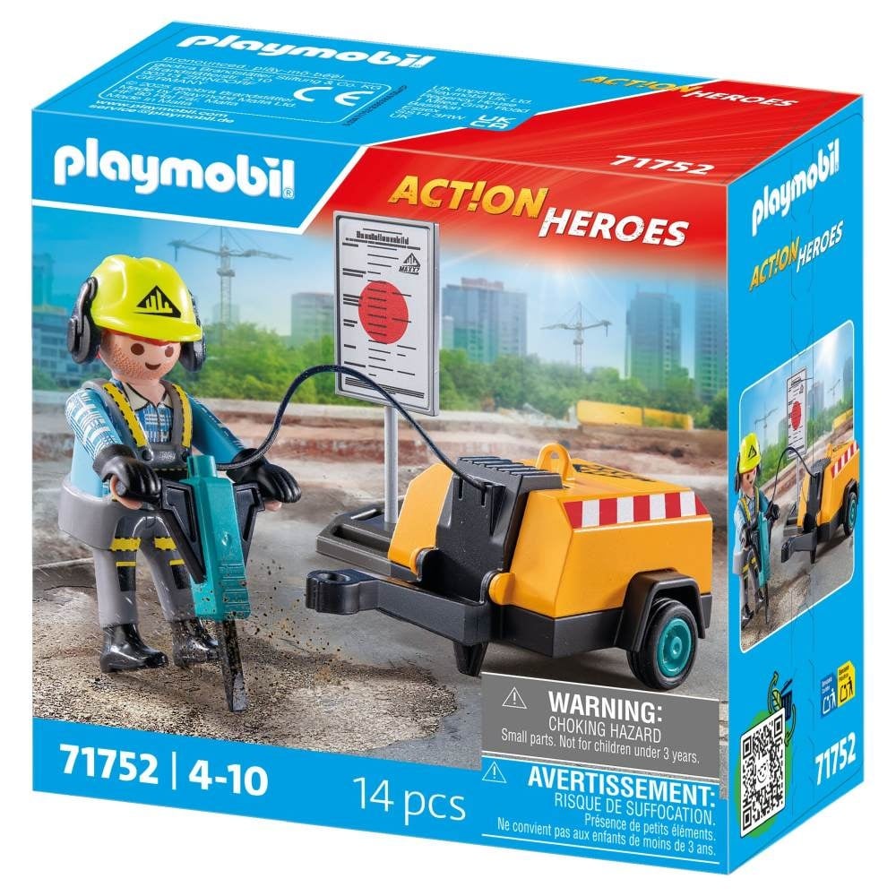 Playmobil - Muncitor cu ciocan demolator Playmobil - 2 | YEO