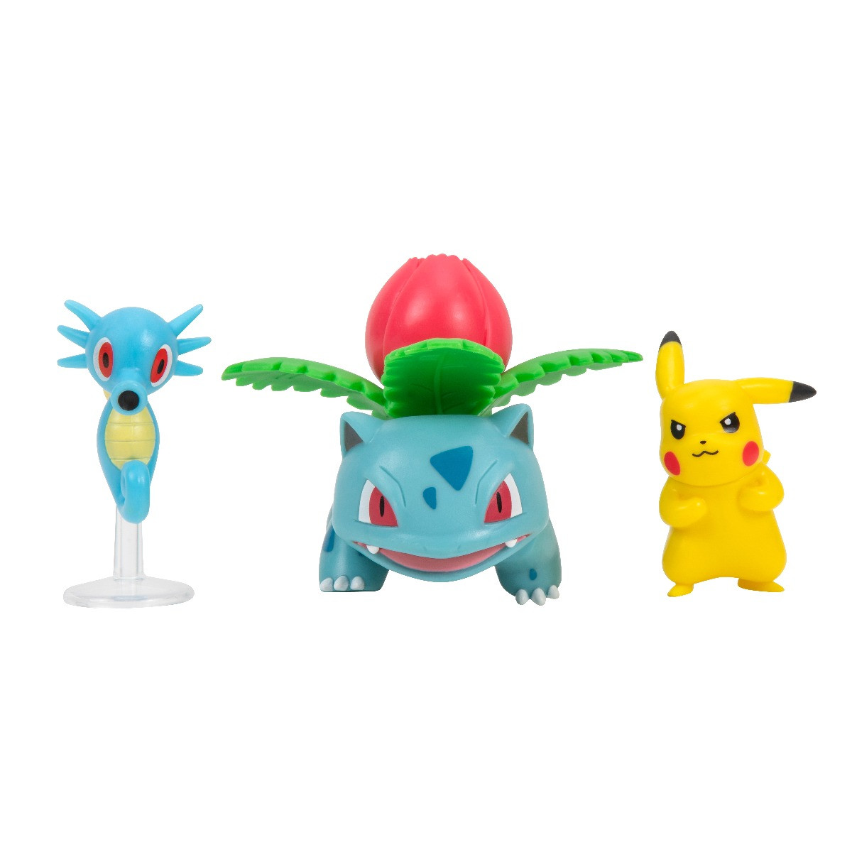 Pokemon - Set 3 figurine de actiune, Pikachu #2, Horsea, Ivysaur, 3 buc - 1 | YEO