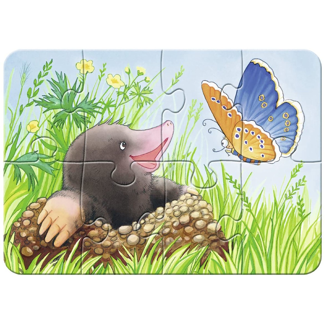 Primul Meu Puzzle Animale Din Padure, 2/4/6/8 Piese - 2 | YEO