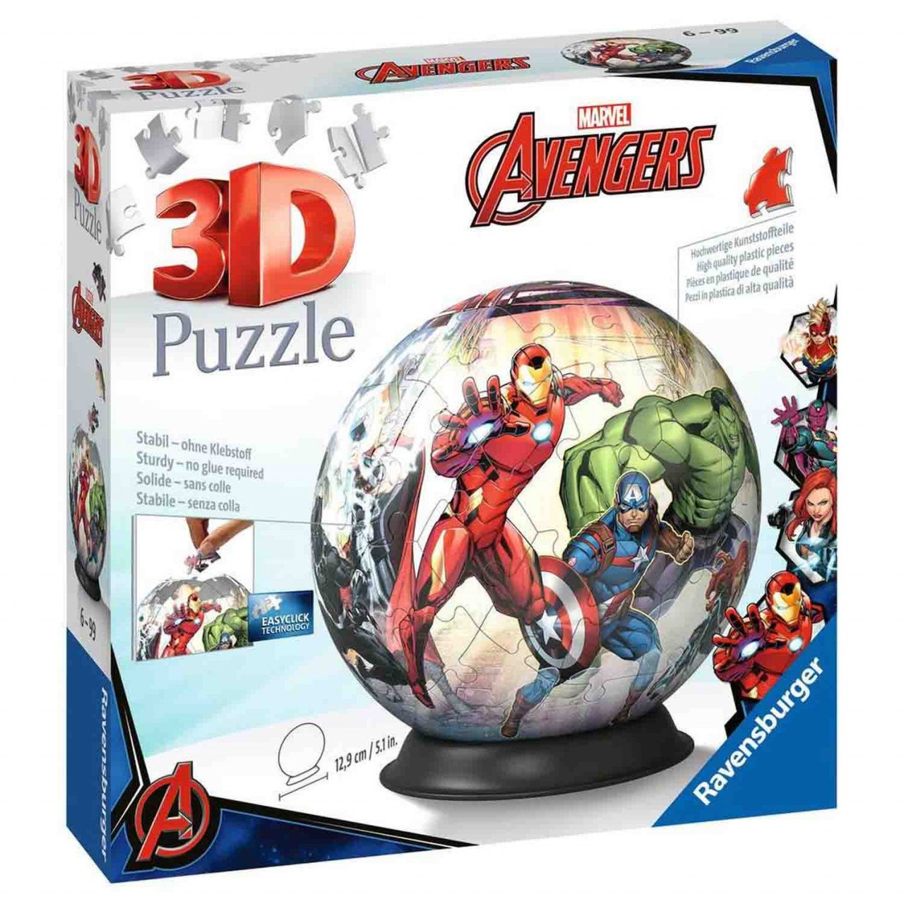 Puzzle 3D Avengers, 72 Piese - 2 | YEO