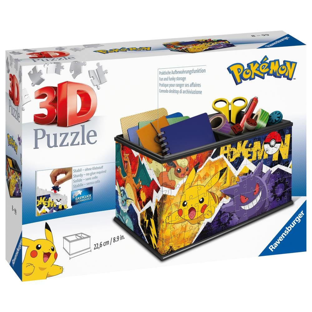 Puzzle 3D cutie depozitare Pokemon 216 piese - 2 | YEO