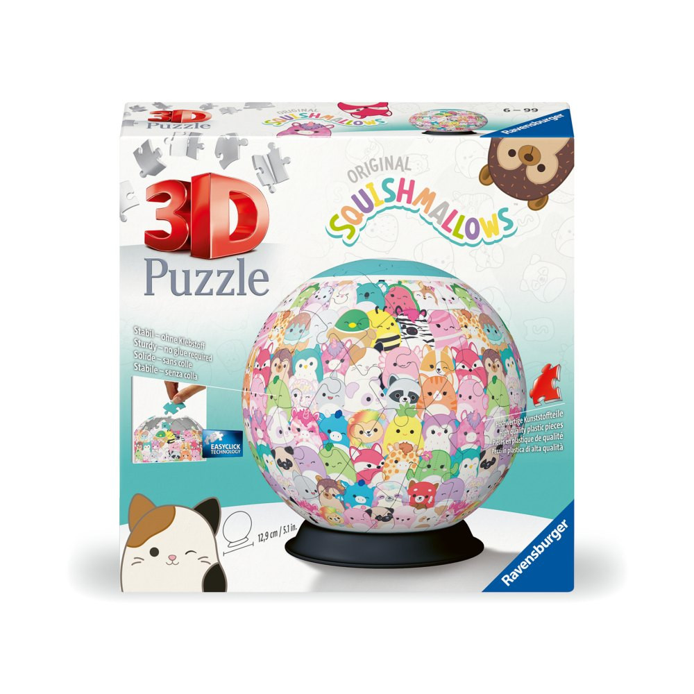 Puzzle 3D Squishmallows 72 piese