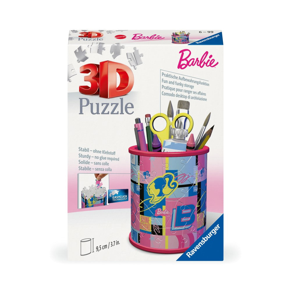 Puzzle 3D suport pixuri Barbie 54 piese