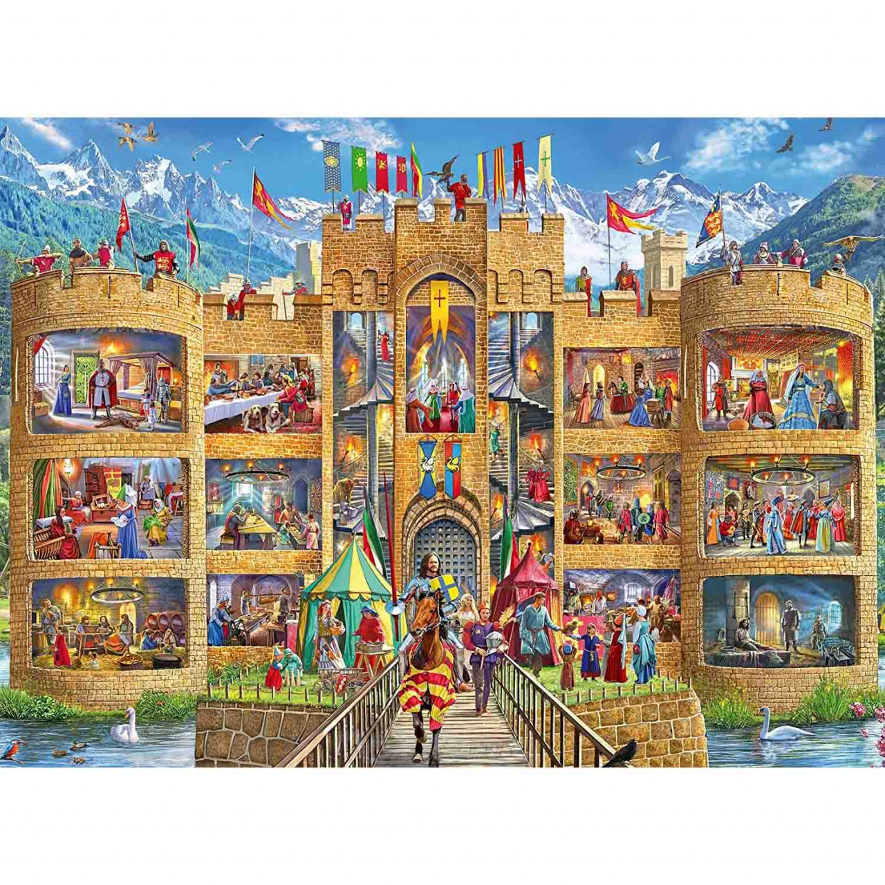 Puzzle Castel, 150 Piese - 1 | YEO