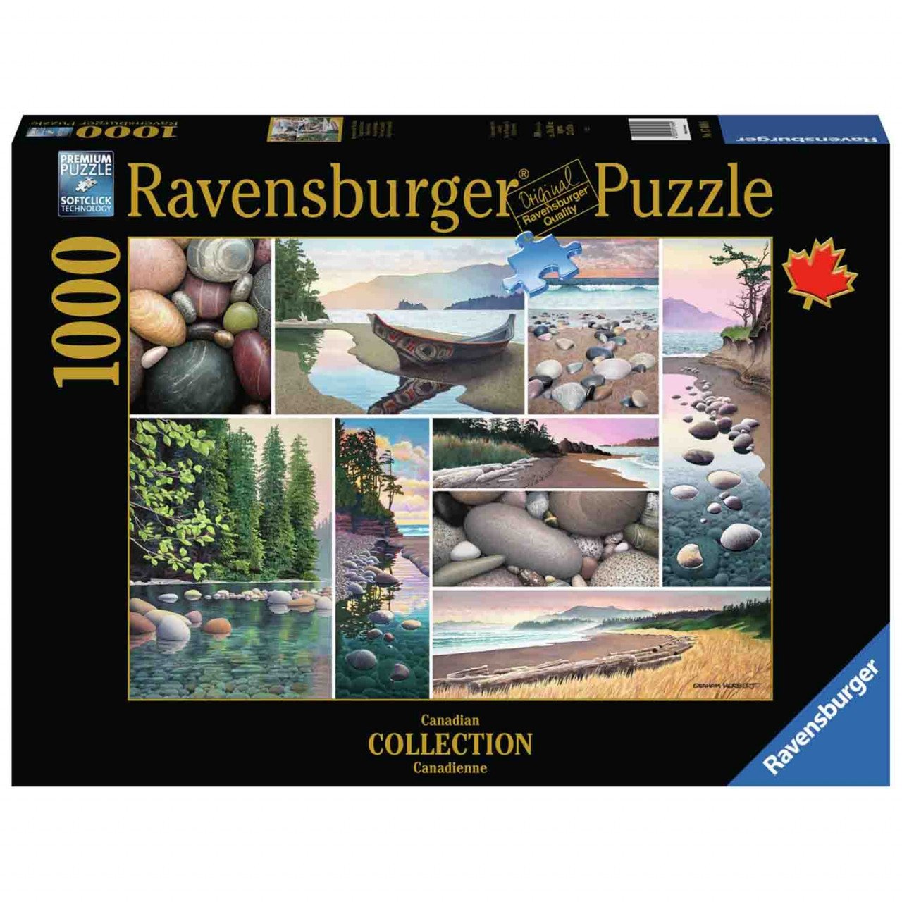 Puzzle Colaj Coasta De Vest, 1000 Piese