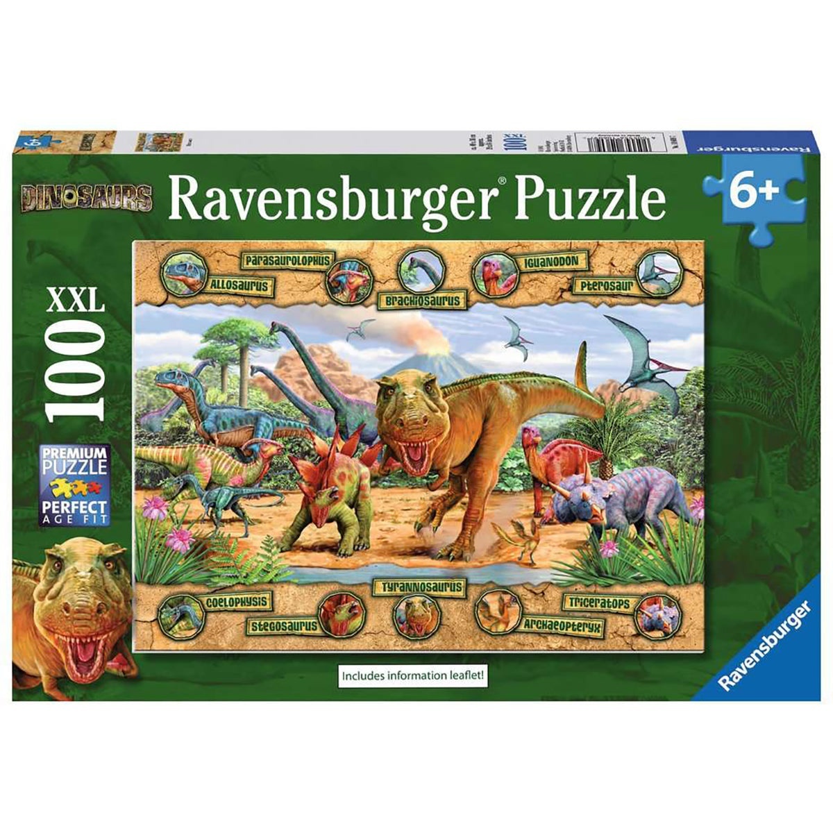 Puzzle Dinozauri, 100 Piese