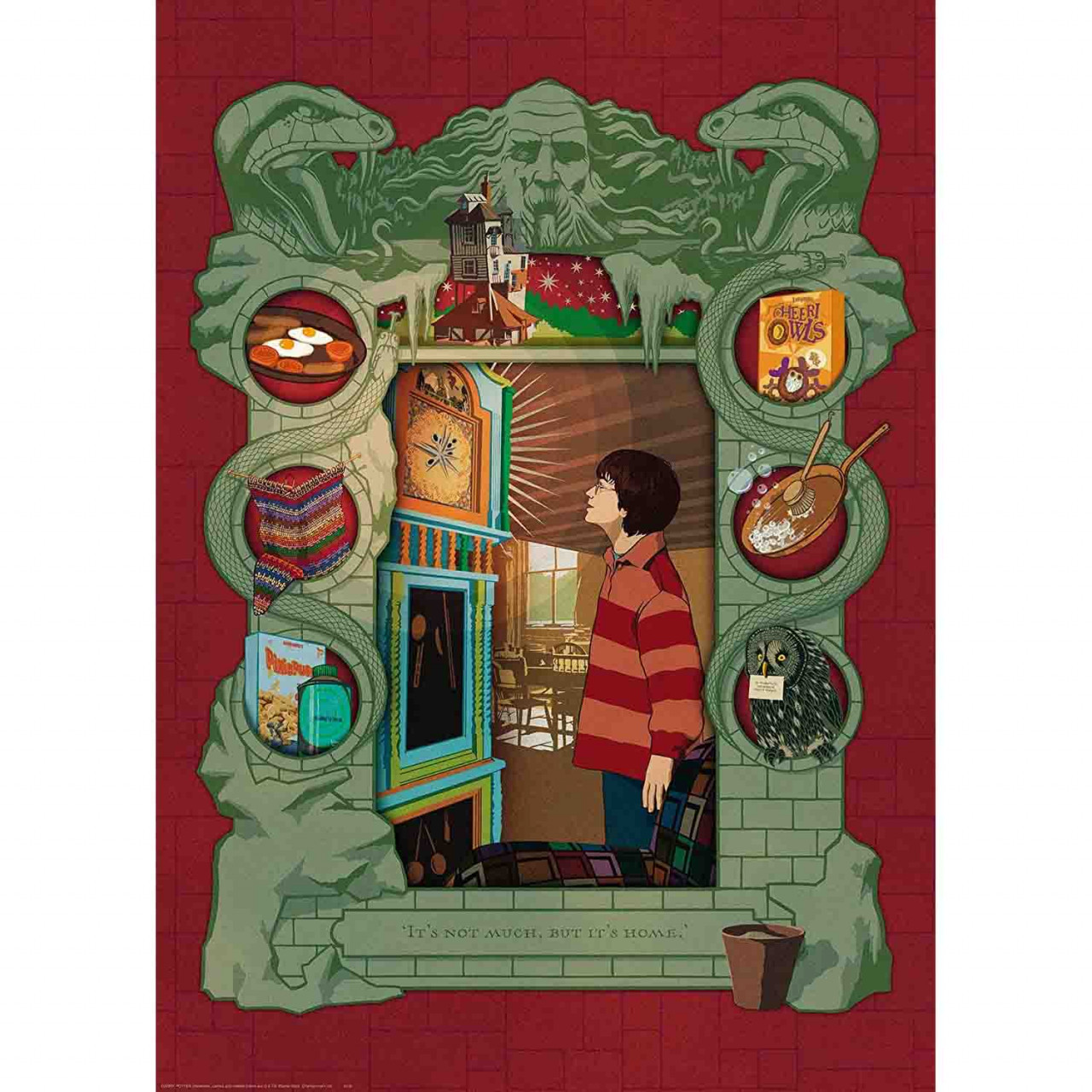 Puzzle Harry Potter Acasa, 1000 Piese - 1 | YEO