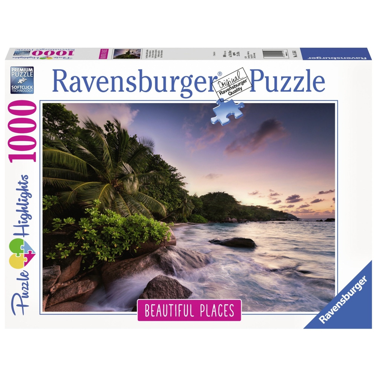 Puzzle Insula Praslin, 1000 Piese - 2 | YEO