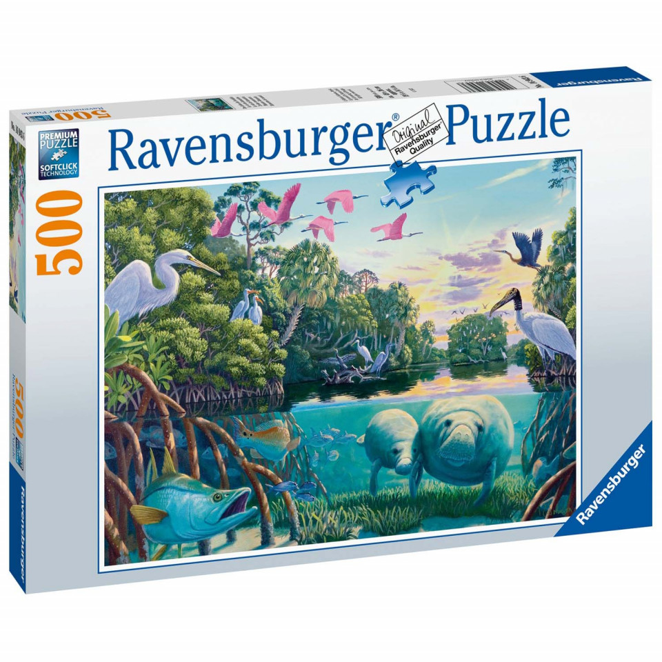 Puzzle Lamantini, 500 Piese - 1 | YEO