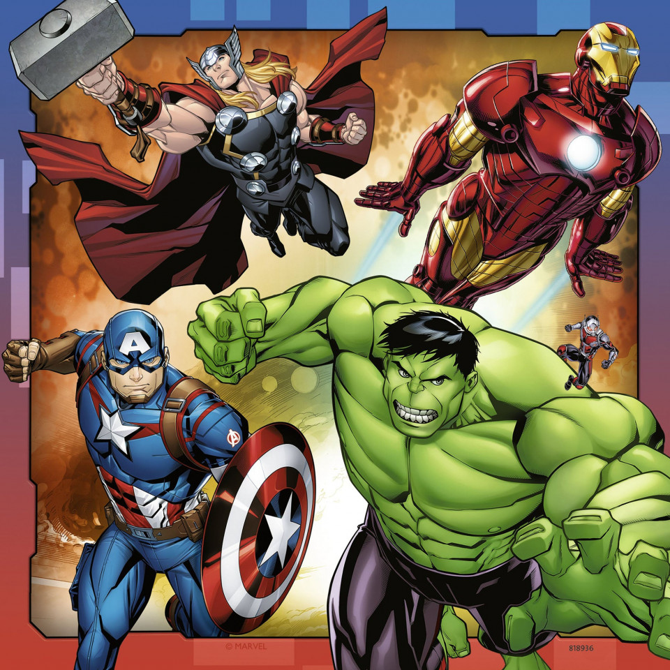 Puzzle Marvel Avengers 3X49 Piese - 3 | YEO