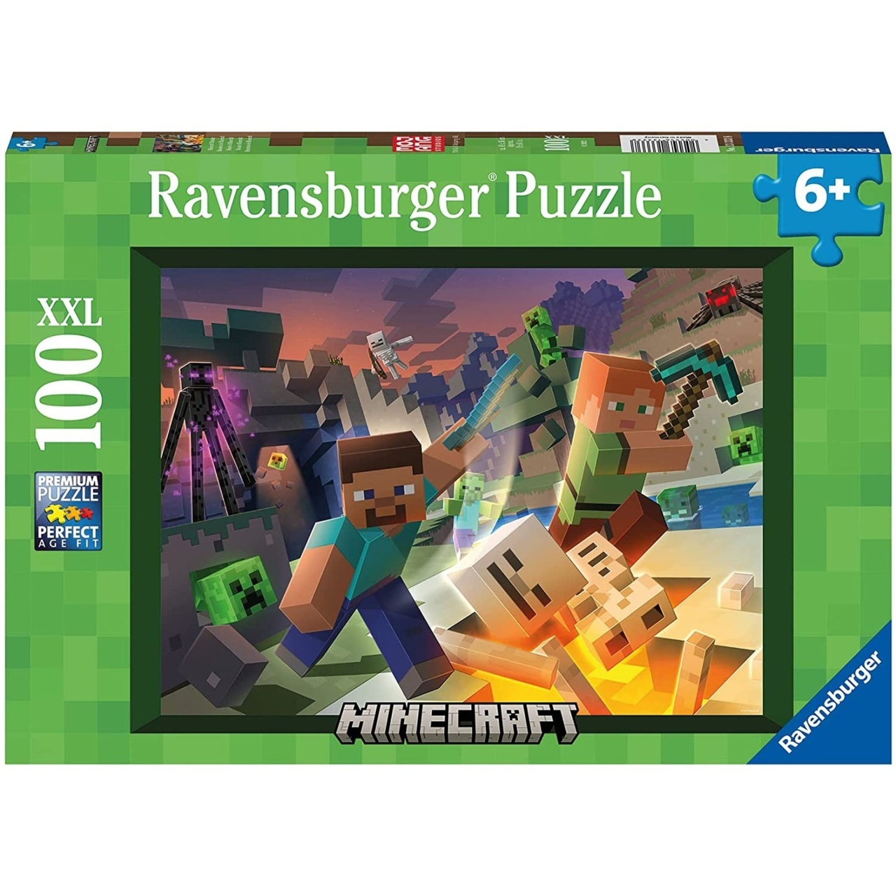 Puzzle Monstri Minecraft, 100 Piese