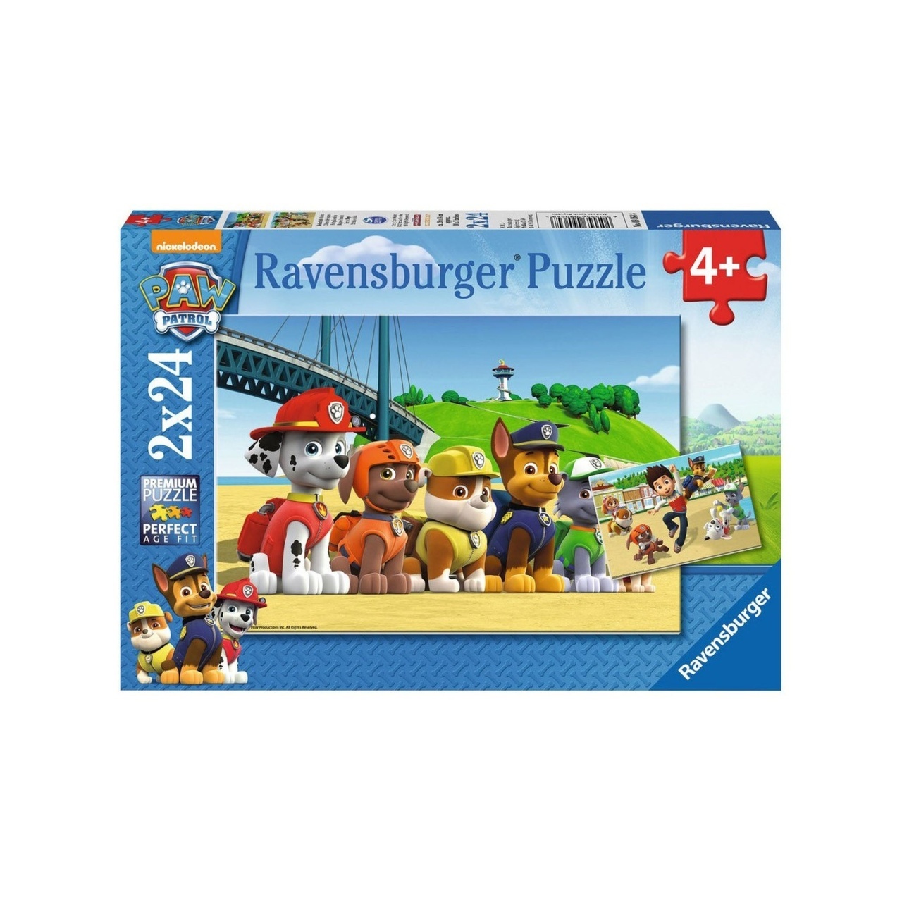 Puzzle Patrula Catelusilor Model 1, 2X24 Piese