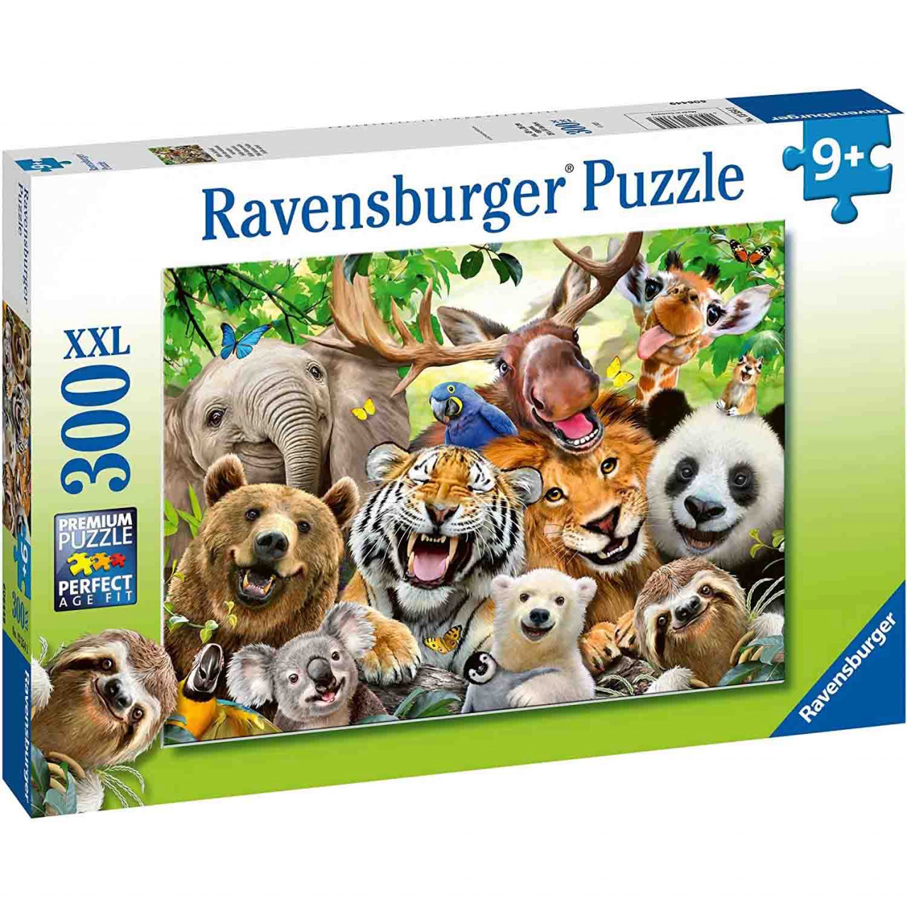 Puzzle Selfie Cu Animale Exotice, 300 Piese