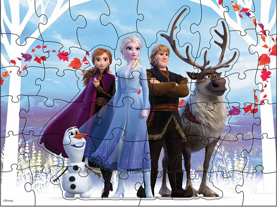 Puzzle Surpriza Frozen2 Cu 48 Piese In Cutie Diamant - 3 | YEO