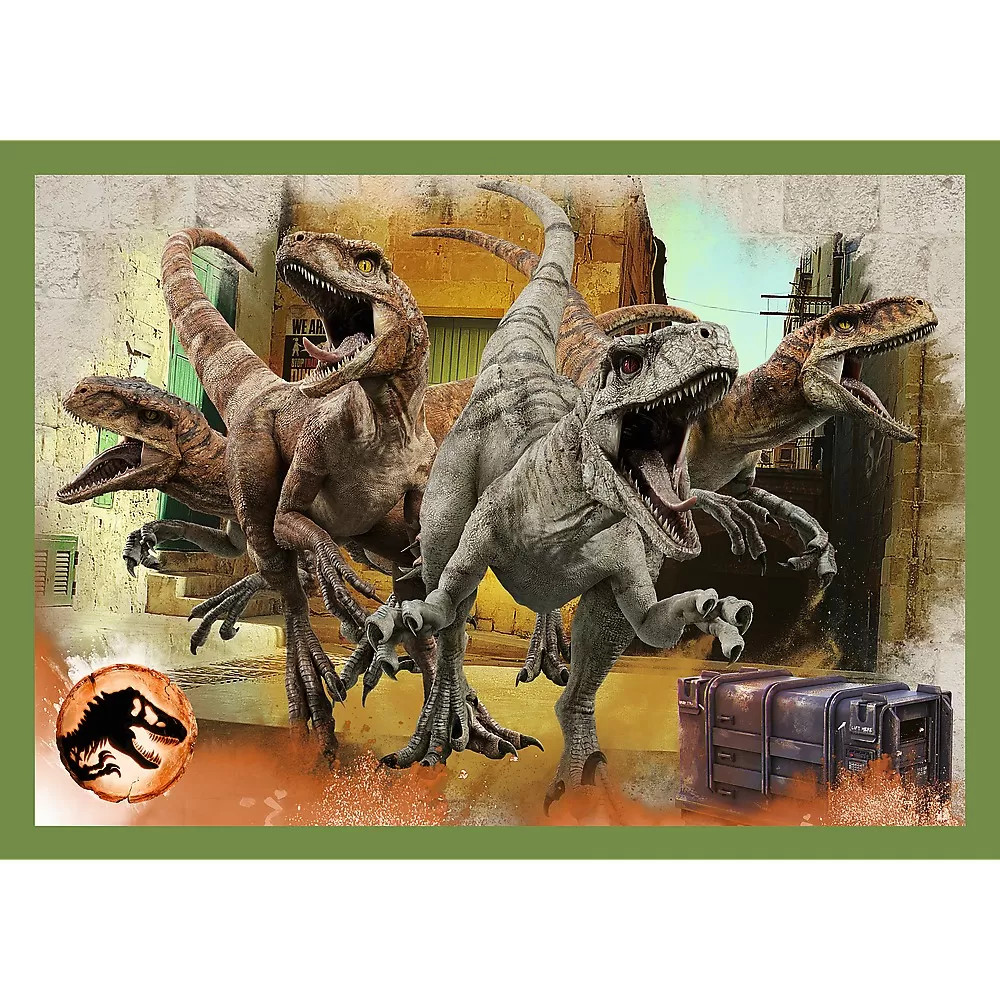 Puzzle Trefl Jurassic World 4In1 In Lumea Dinozaurilor - 3 | YEO