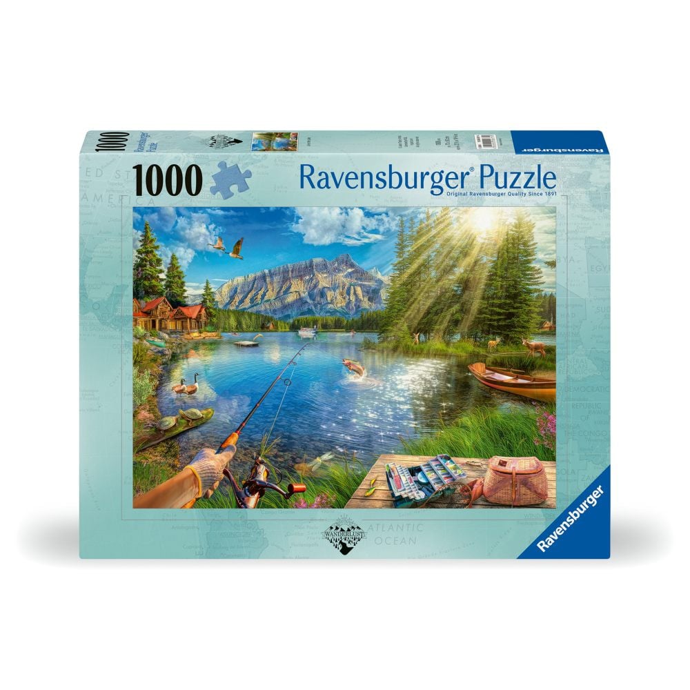 Puzzle viata la lac 1000 piese - 2 | YEO