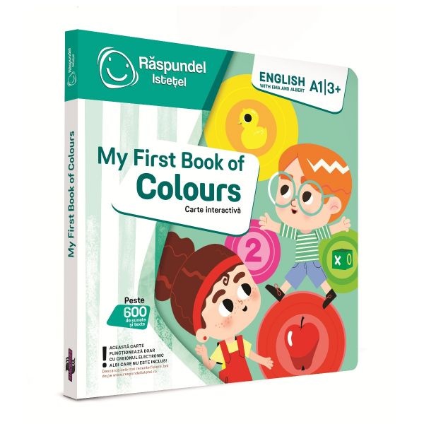 Raspundel Istetel, carte My first book of colors English