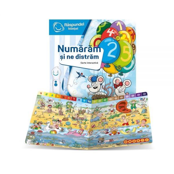 Raspundel Istetel, carte Numaram si ne distram - 2 | YEO