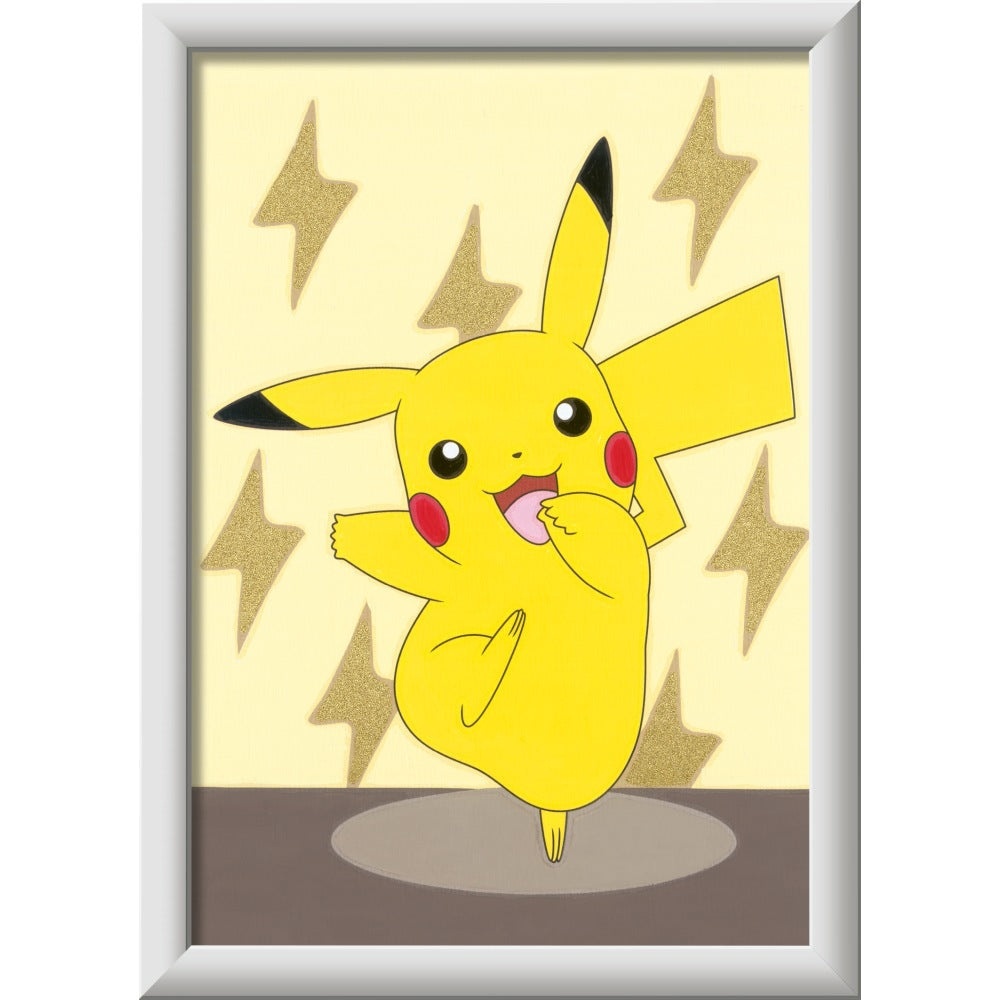 Ravensburger - CreArt pictura pe numere pentru copii Pickachu - 2 | YEO