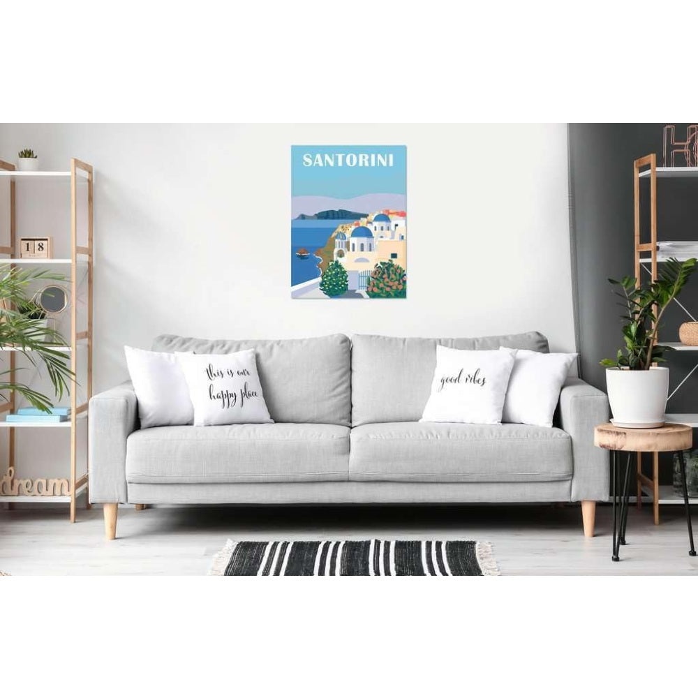 Ravensburger - Pictura pe numere Tablou Canvas Santorini - 1 | YEO