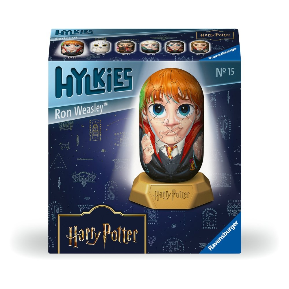 Ravensburger - Puzzle 3D Hylkies Harry Potter mini figurina de colectie Ron Weasly 54 piese - 1 | YEO