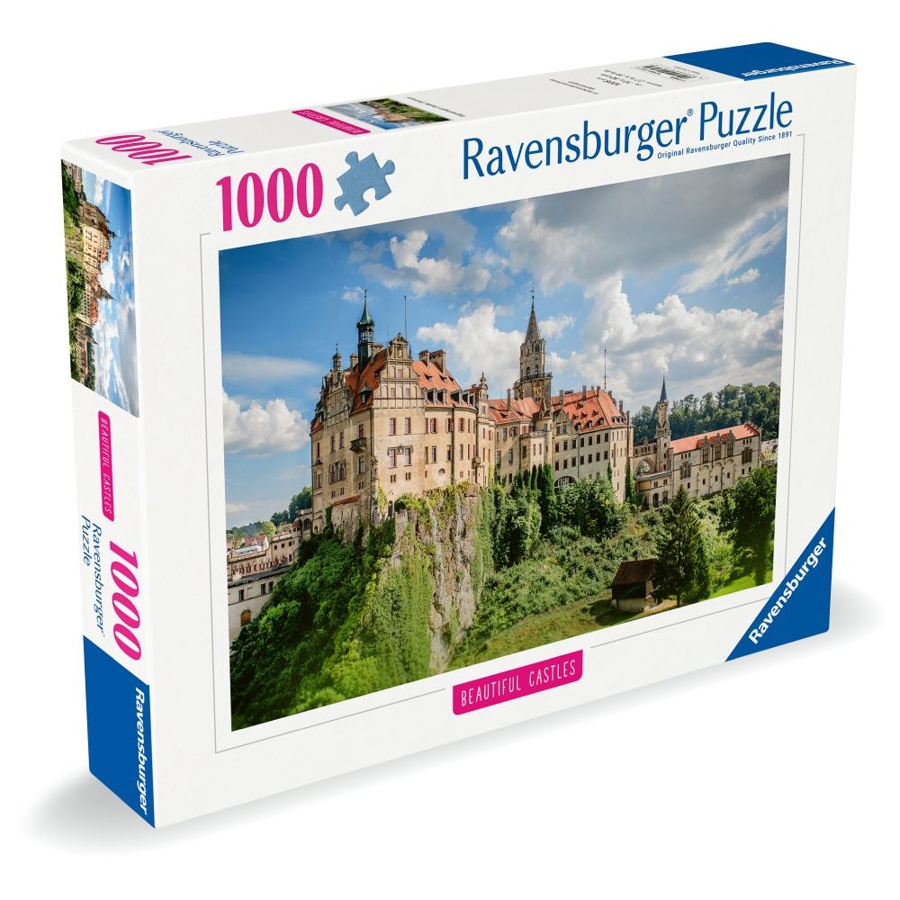 Ravensburger - Puzzle castele minunate Castelul Sigmaringen Germania 1000 piese - 1 | YEO