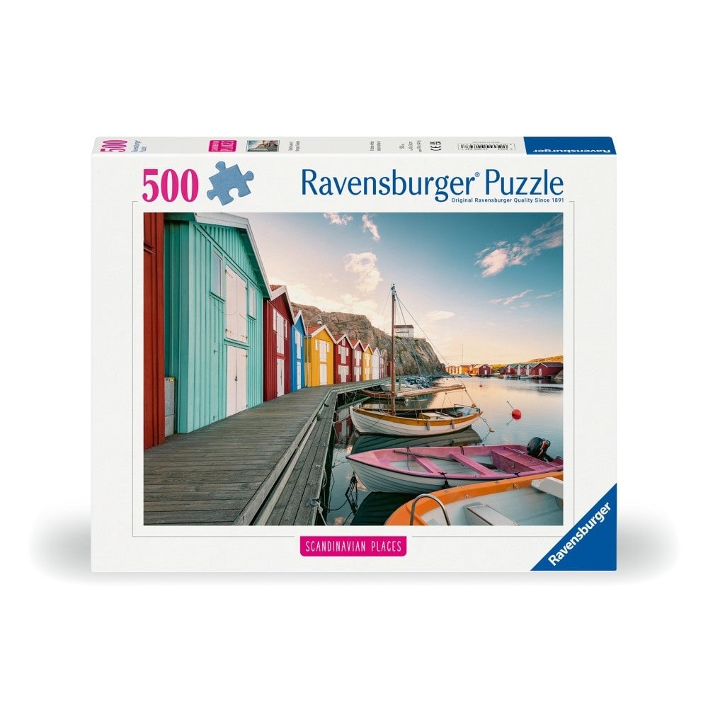 Ravensburger - Puzzle casute de barci 500 piese