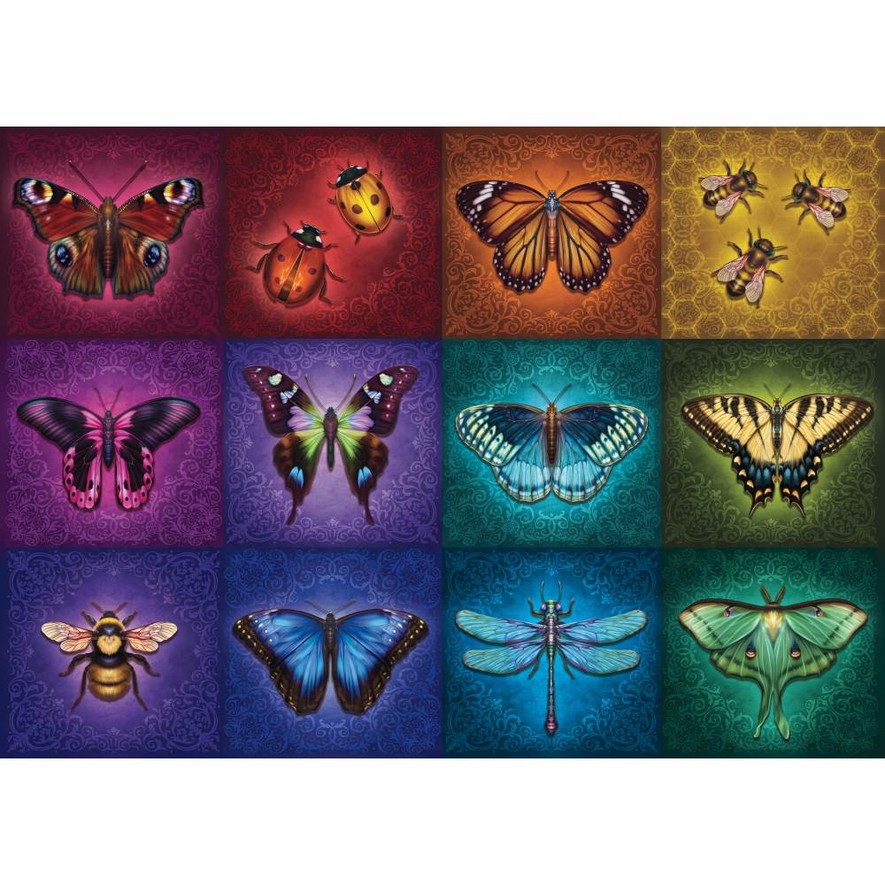 Ravensburger - Puzzle insecte cu aripi 1000 piese design nou - 1 | YEO