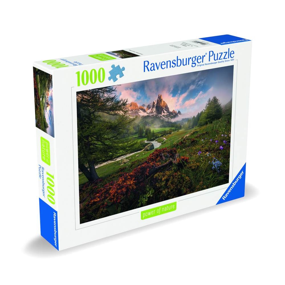 Ravensburger - Puzzle peisaj vale de munte 1000 piese design nou