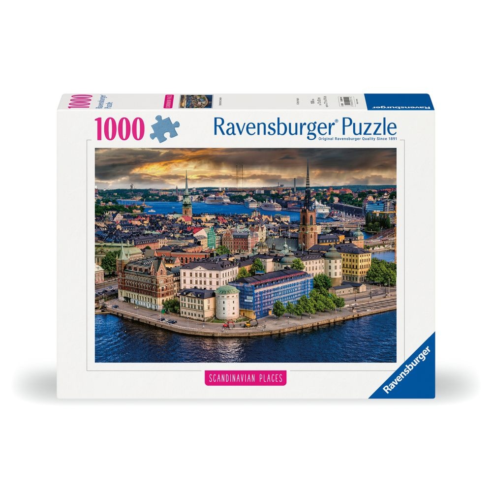 Ravensburger - Puzzle Stockholm Suedia 1000 piese design nou